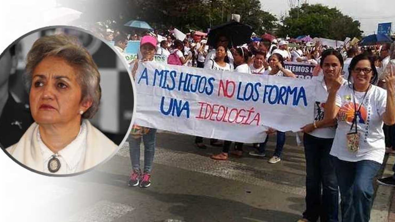 La procuradora delegada Ilva Myriam Hoyos, opositora ferviente de la llamada "ideología de género".