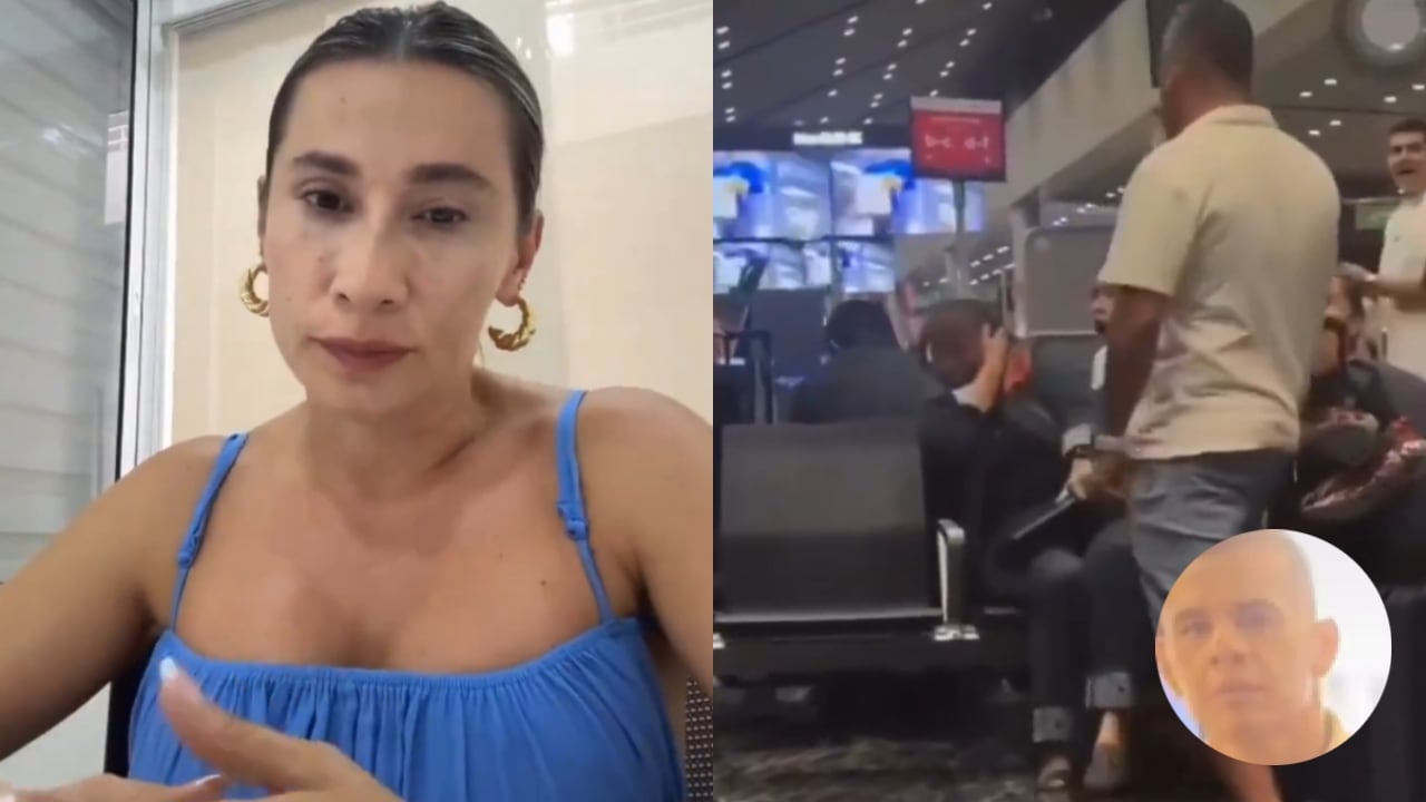 La mujer mostró su rechazo por lo que hizo su marido.