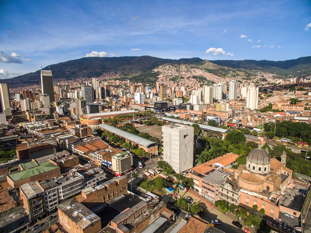 Panorámica de Medellín.