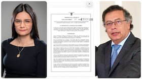 Angie Rodríguez, Gustavo Petro y la resolución de la Presidencia donde designó gestores de paz a algunos exjefes de las AUC.