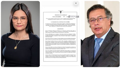 Angie Rodríguez, Gustavo Petro y la resolución de la Presidencia donde designó gestores de paz a algunos exjefes de las AUC.