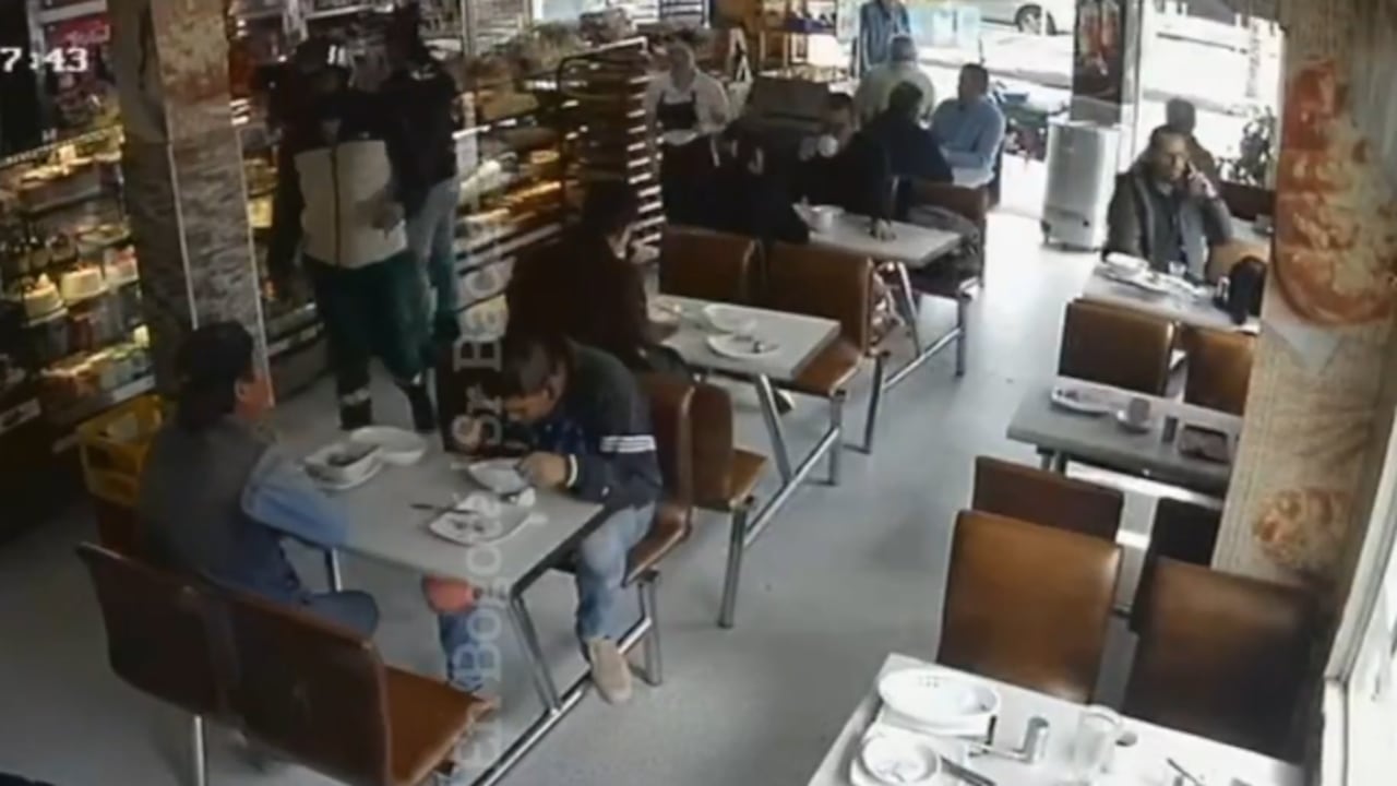 Momentos previos al asesinato.