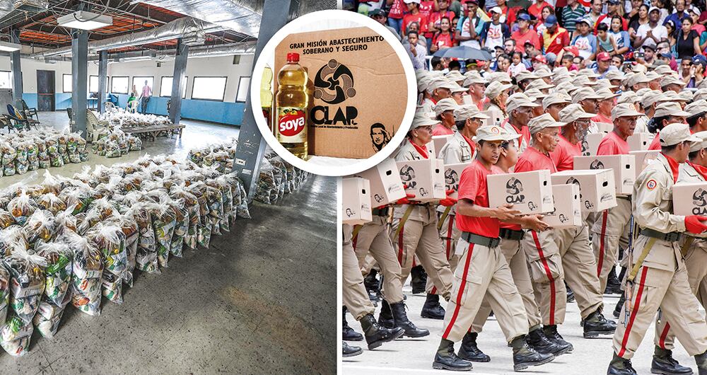  Los llamados Comités Locales de Abastecimiento y Producción (Clap) fueron impulsados por Maduro a partir de abril de 2016 para tratar de contener la crisis de alimentos. 