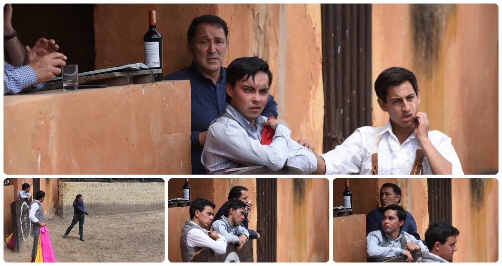 César Rincón, Juan de Castilla y los novilleros Joselito Castañeda y Anderson Sánchez. Ganadería Mondoñedo. 19 de enero de 2022.