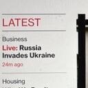 Bloomberg publicó artículo asegurando que Rusia invadió Ucrania.