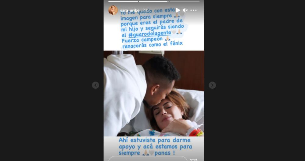 Sara Uribe y su mensaje a Fredy Guarín.