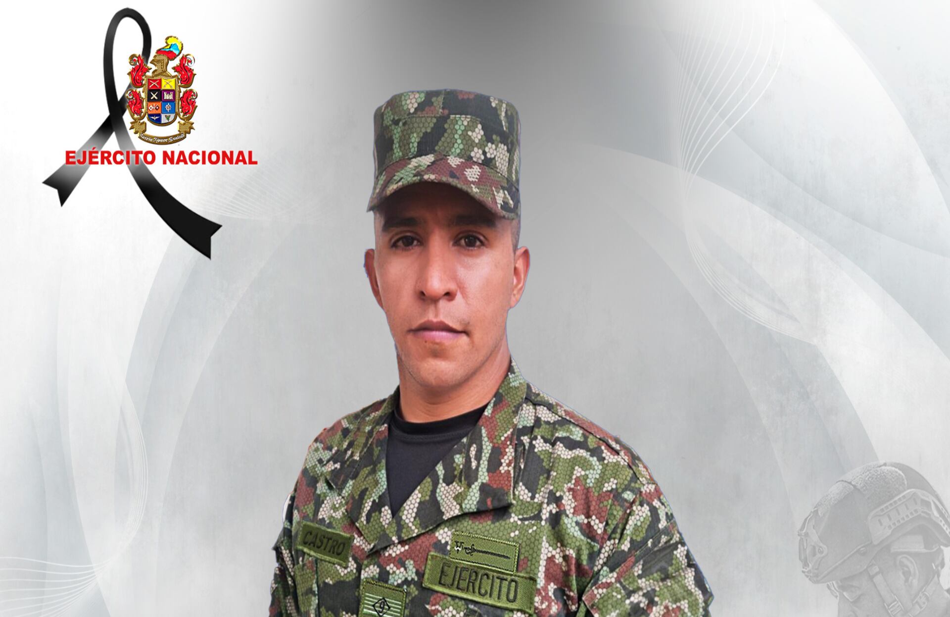 Jesús Alberto Castro fue el segundo militar que murió en Uribe, Meta.