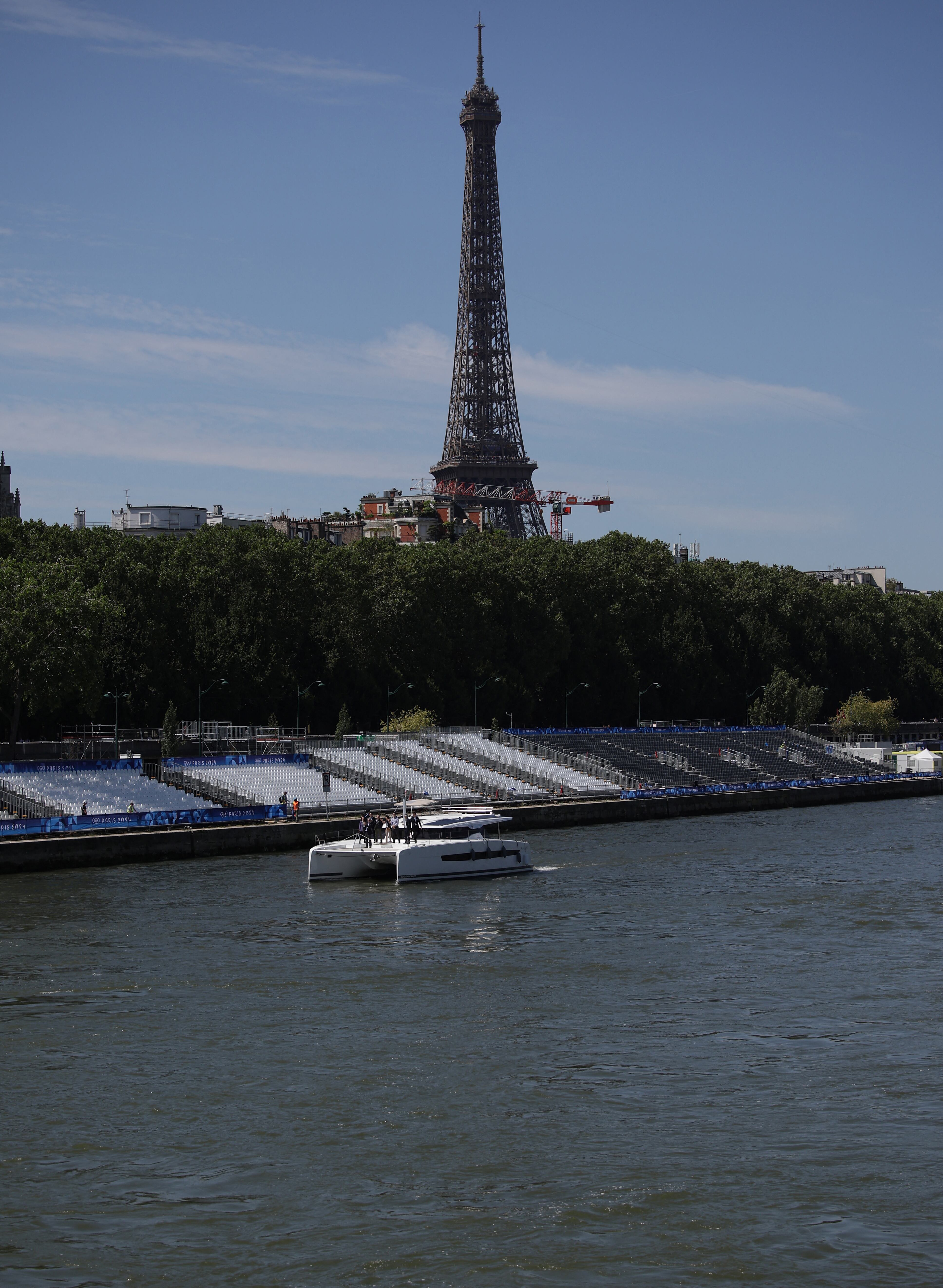 Entrenamiento de triatlón fue cancelado nuevamente por la contaminación del río Sena