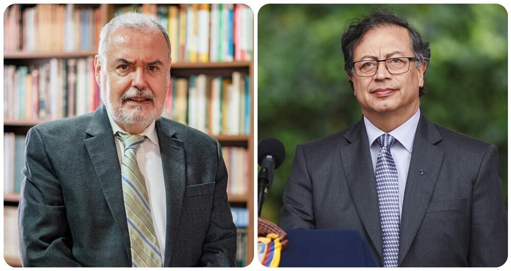 Gilberto Tobón y Gustavo Petro.