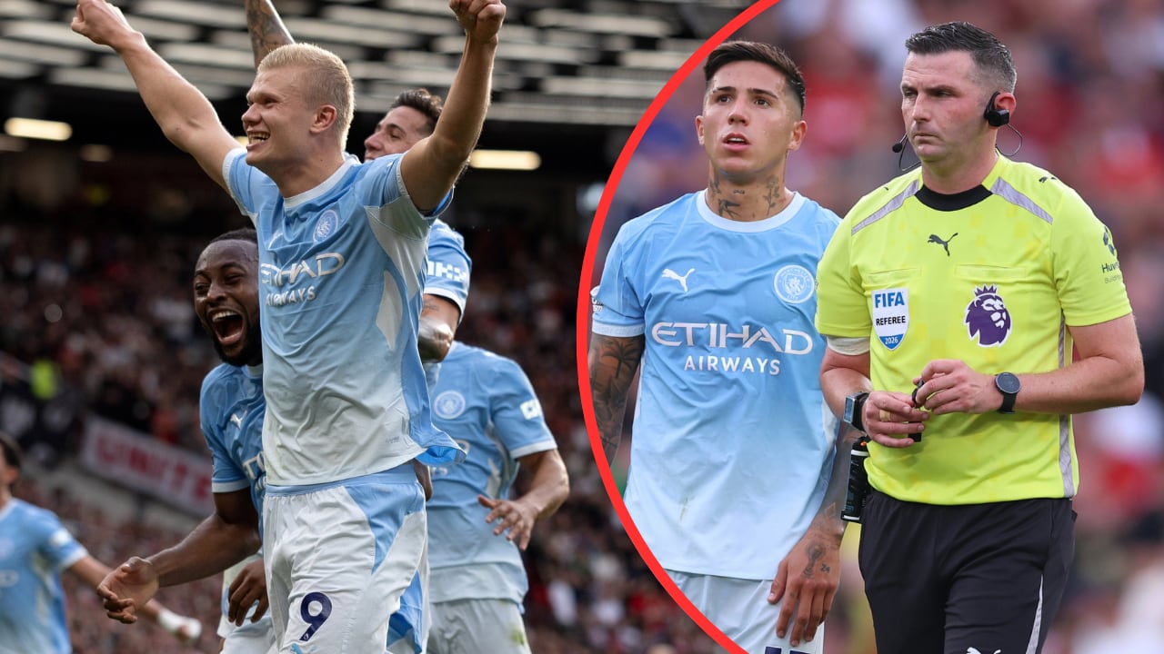 Error arbitral definió el clásico de Manchester, y la polémica crece en Inglaterra.