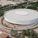 El velódromo será apto para la práctica del ciclismo de pista, será cubierto y cerrado, con espacios de apoyo para competición, zonas administrativas y técnicas