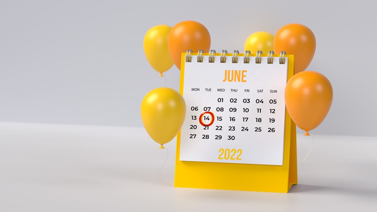 Calendario Junio