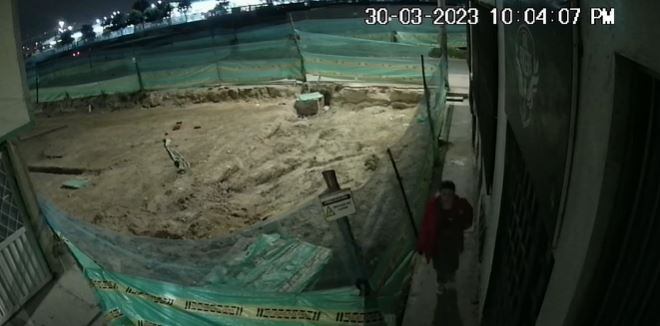 Otra cámara de seguridad también captó a Nicol Salomé Rubiano Torres