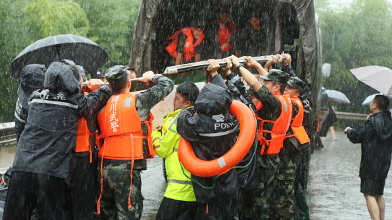 Las lluvias torrenciales han ocasionado inundaciones y deslizamientos en la provincia china de Sichuan. (Imagen de referencia).