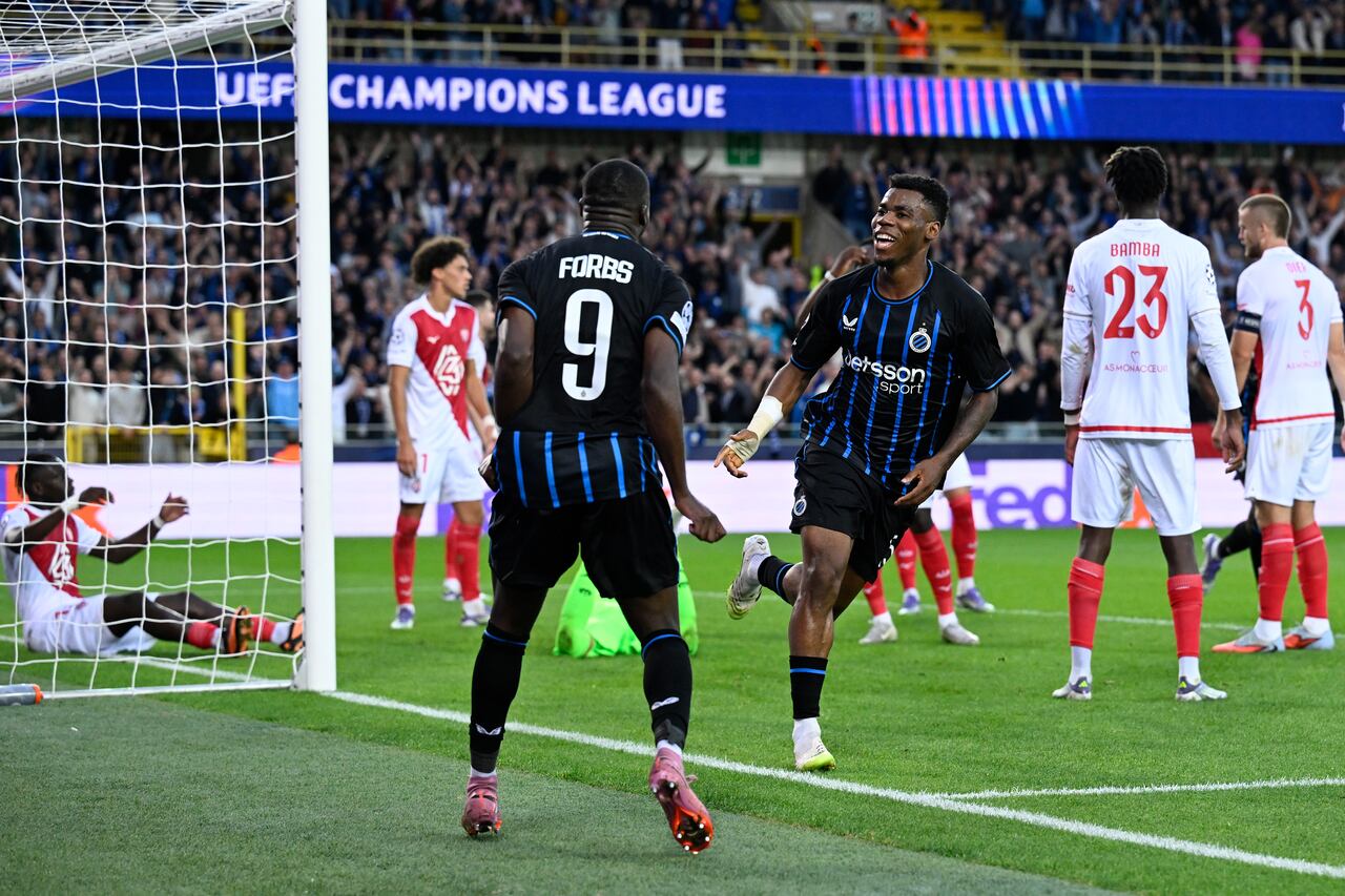 Brujas vs. AS Mónaco en la jornada 1 de la Champions League 2025/26
