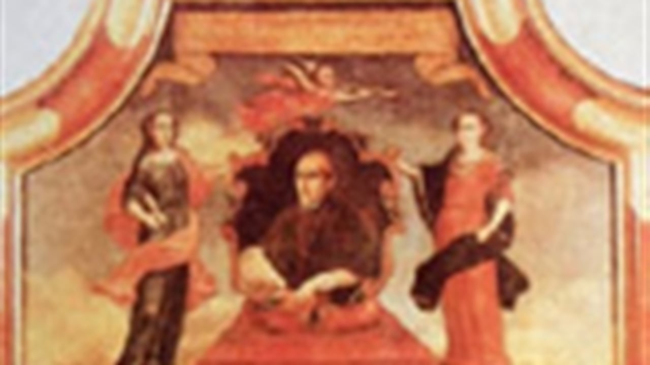 Alegoría a la fundación del colegio La Enseñanza, en 1783.