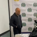 Captura de Diego León Osorio en el aeropuerto de Rionegro.