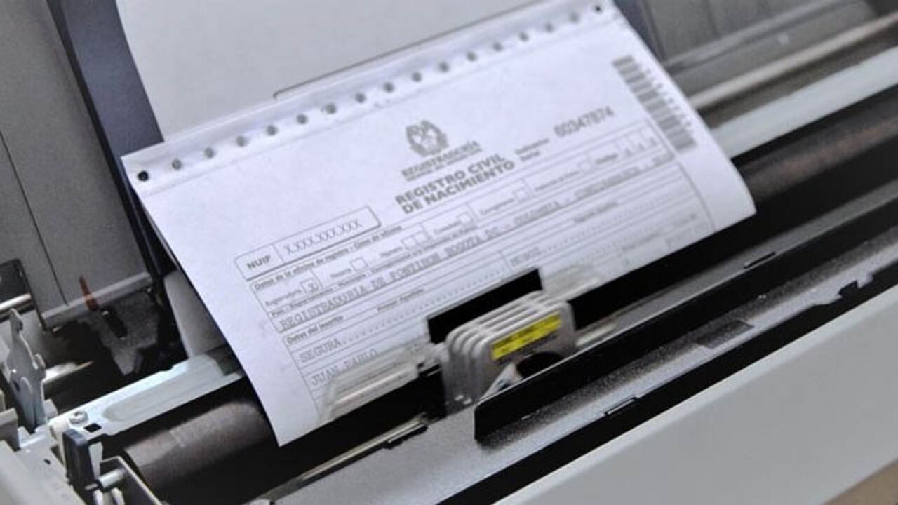 Registro civil registraduría