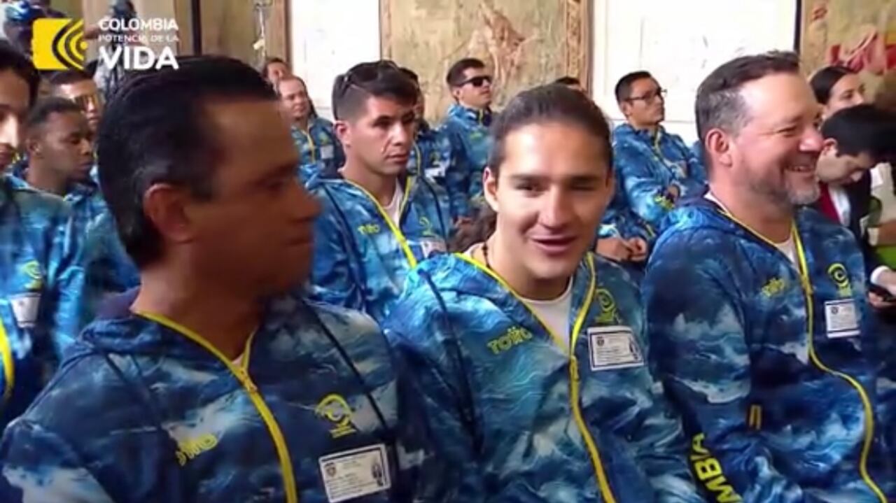 Delegación de deportistas paralímpicos