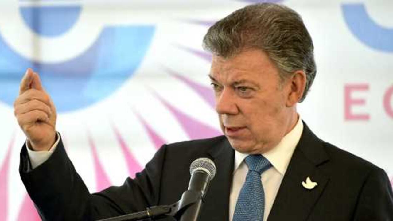 Presidente de Colombia, Juan Manuel Santos.