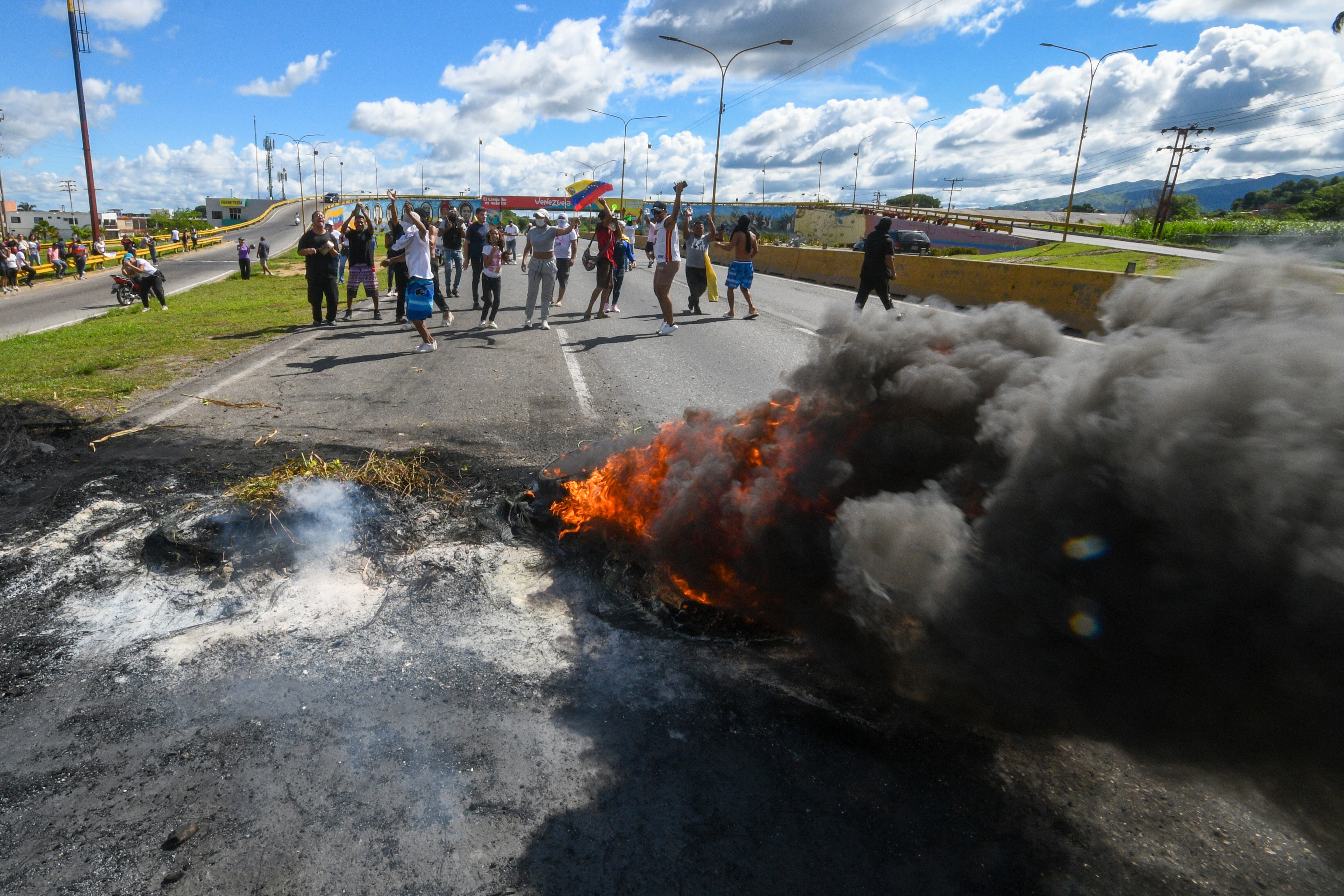 Protestas en Venezuela contra el régimen Maduro