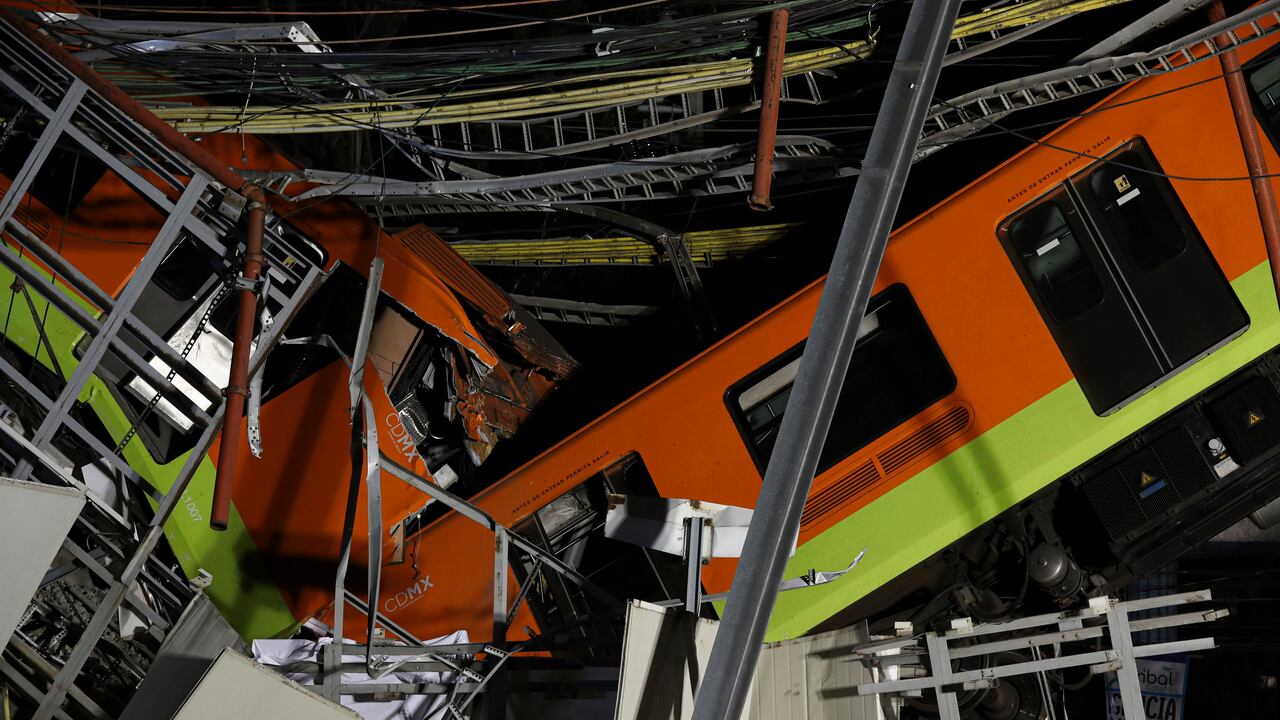 accidente metro mexico