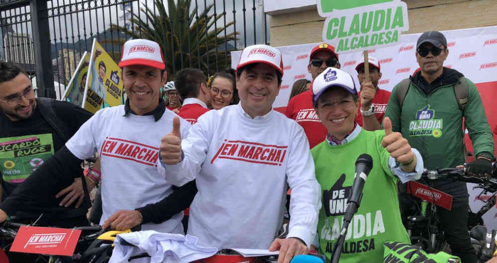Juan Fernando Cristo y Guillermo Rivera adhieren a la campaña de Claudia López