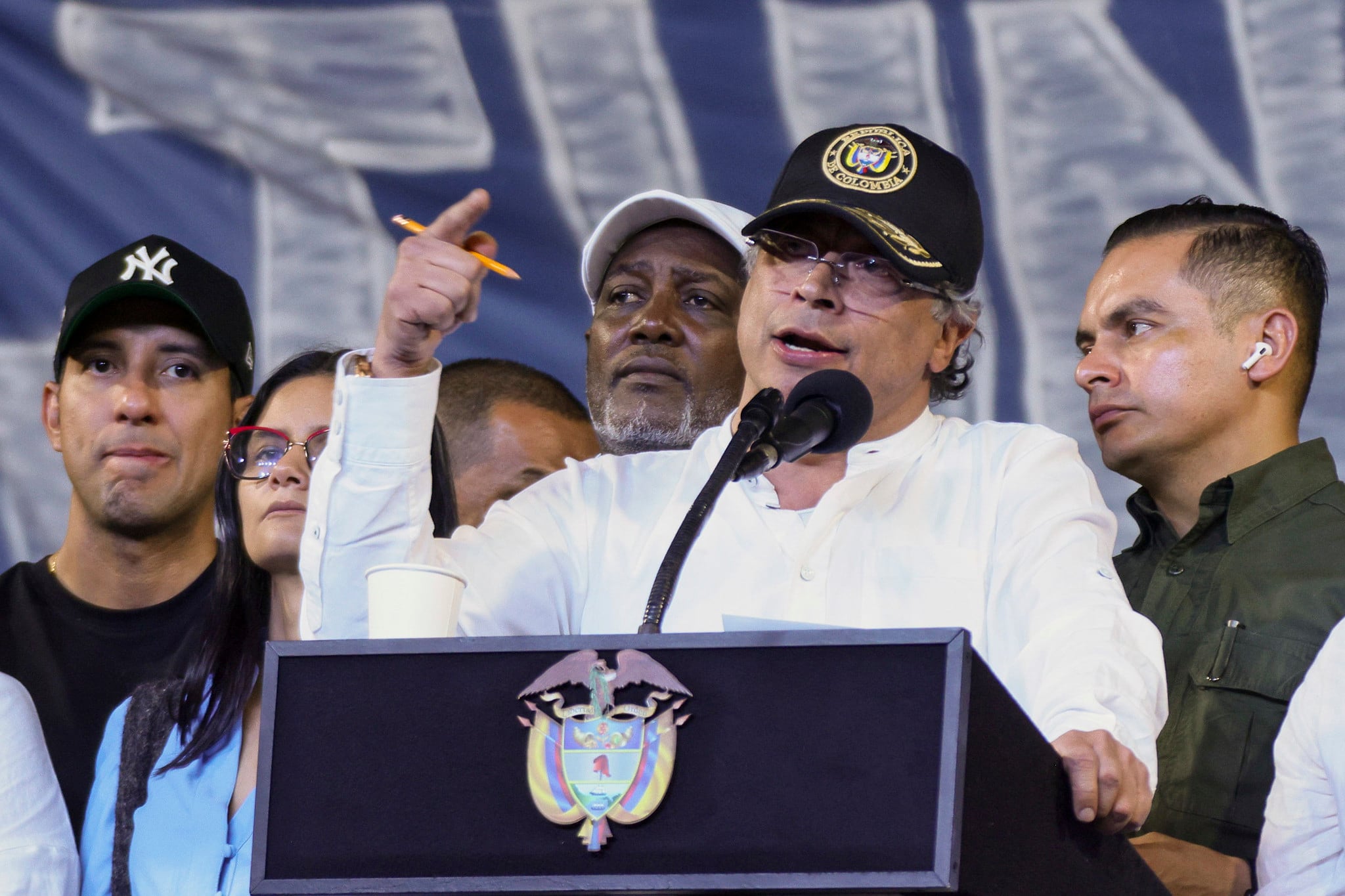 El presidente, Gustavo Petro, el 11 de junio de 2025 en Cali