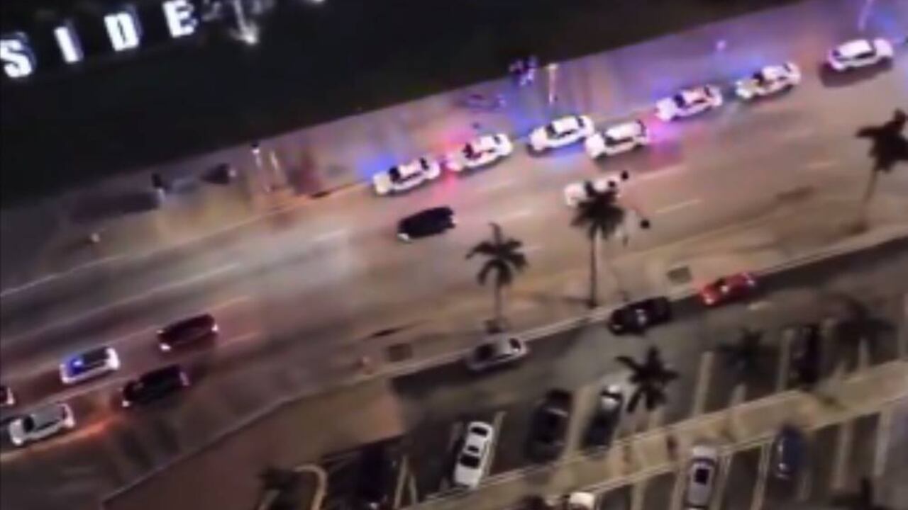 Video viral de operativo en centro comercial de Miami.