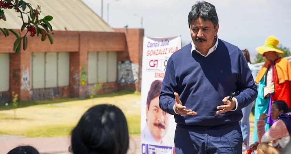 El psicólogo y hoy candidato al Senado, Carlos Julio González Villa.