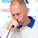 Gregg Berhalter, DT de Estados Unidos, en rueda de prensa previa al partido ante Irán en el Mundial Qatar 2022