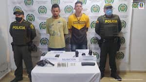 Dos presuntos integrantes del componente sicarial del ‘Clan del Golfo’ en el nordeste de Antioquia