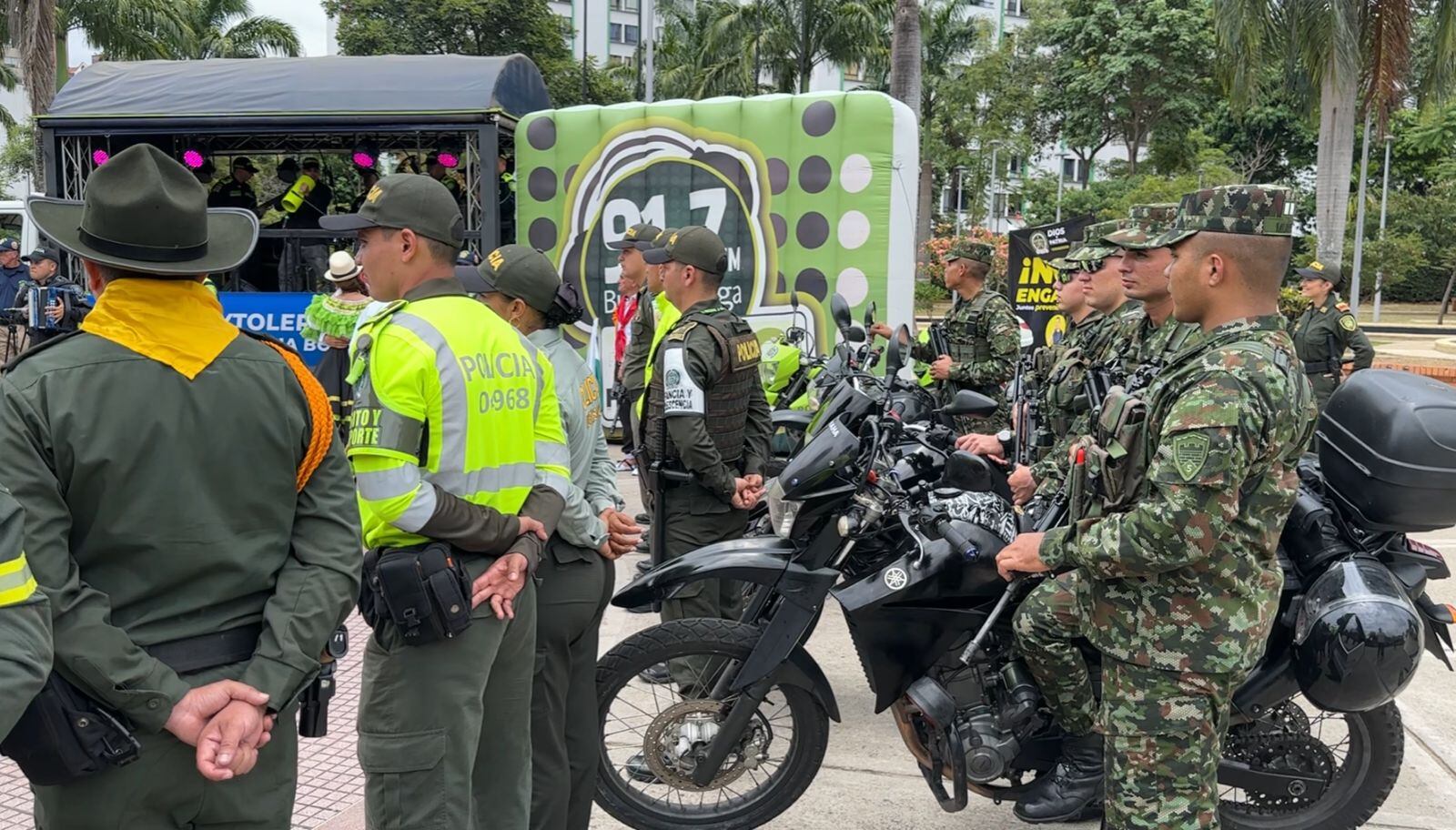 Fortalecen la seguridad en el marco de la Feria Bonita.