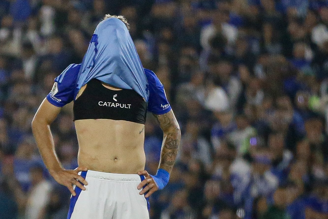 Santiago Giordana se lamenta en El Campín.