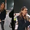 La mujer afirmó ser esposa de un coronel, mientras humillaba al policía.