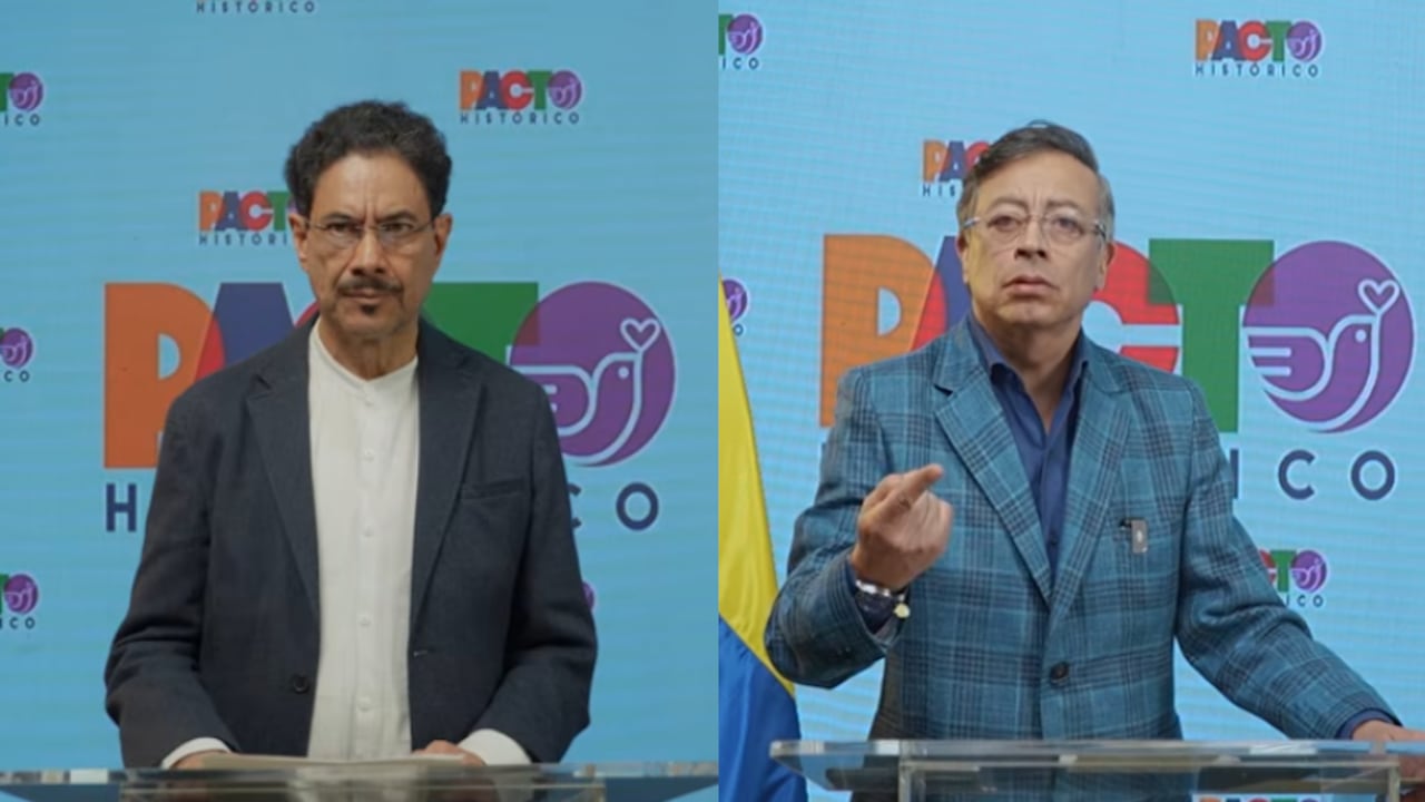 Iván Cepeda y Gustavo Petro.