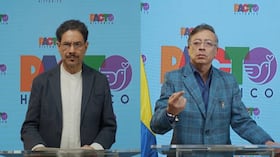 Iván Cepeda y Gustavo Petro.
