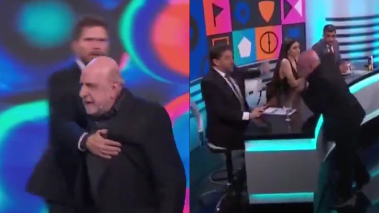 Horacio Pagani y Nicolás Distasio fueron los protagonistas del bochornoso hecho.
