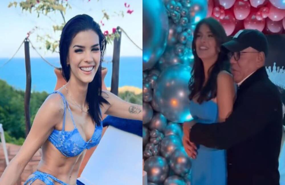 Ileana Márquez y quien sería su novio.