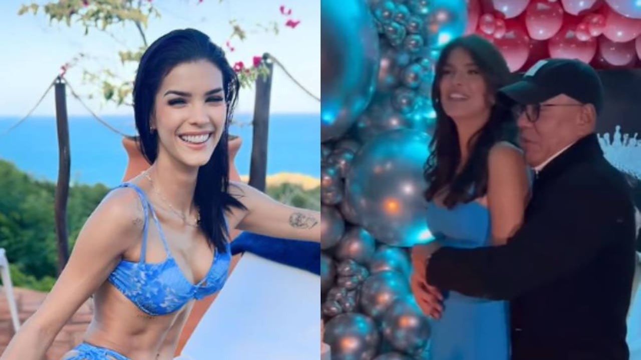 Ileana Márquez y quien sería su novio.