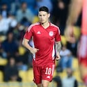 James Rodríguez fue inicialista ante Panetolikos.