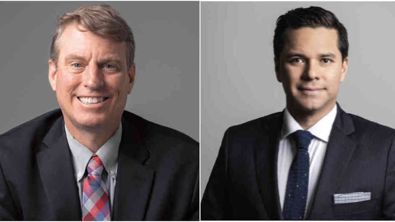 Richard Francis y Luis Carlos Vélez