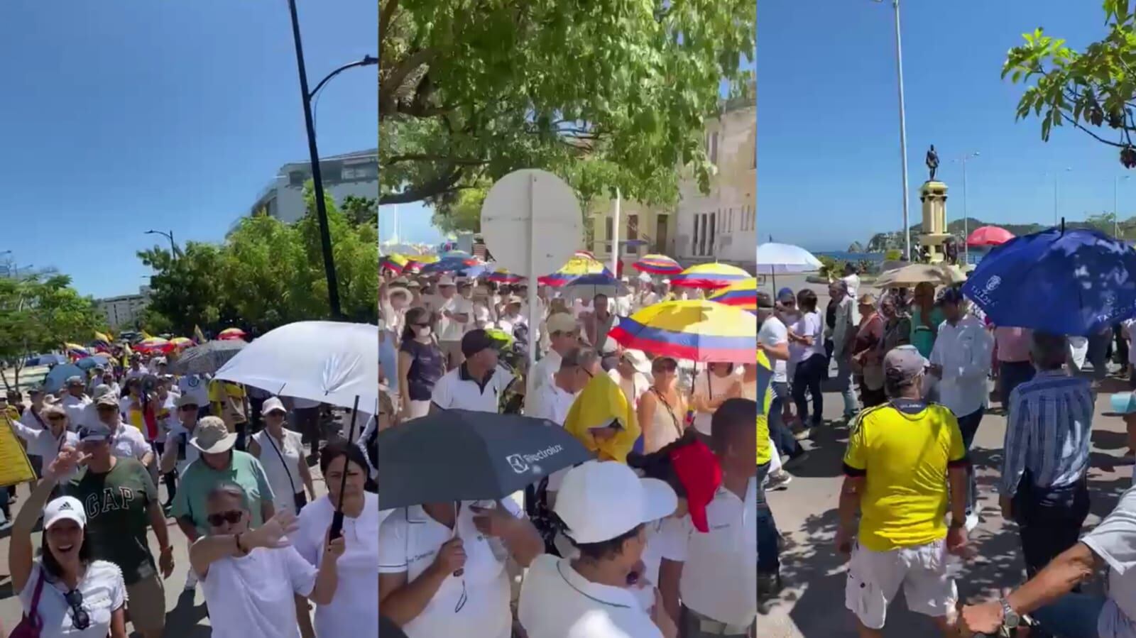 Marcha en Santa Marta - 20 de junio