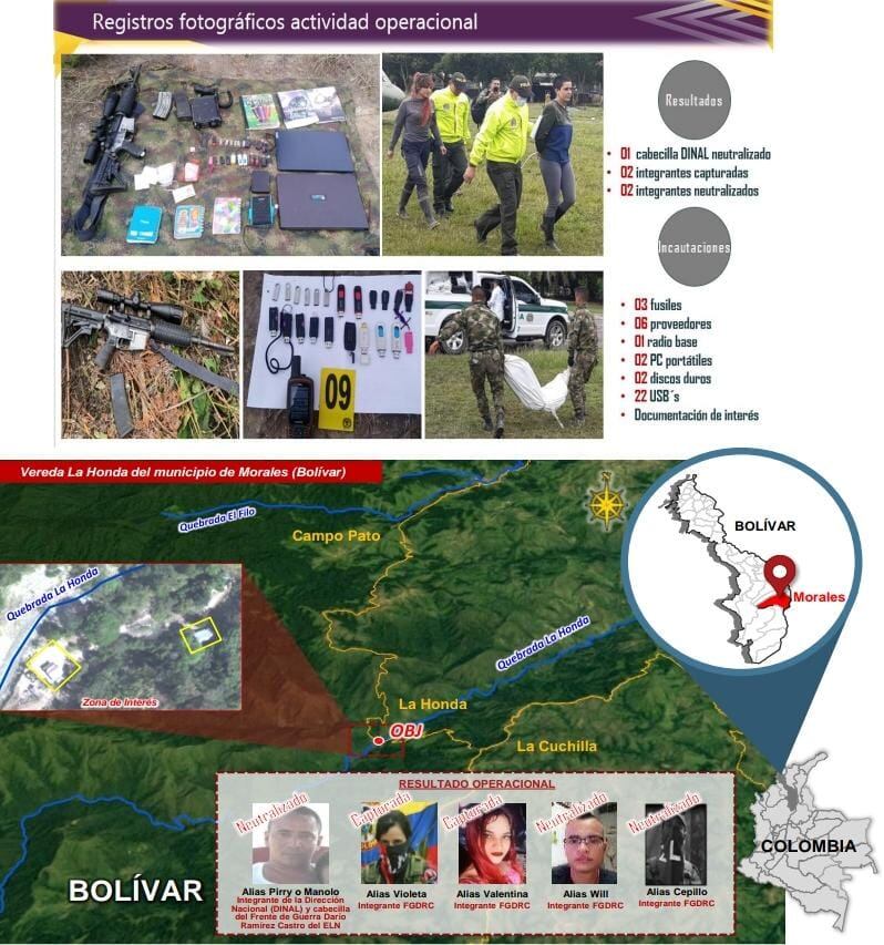 Momento en el que es capturada por la Policía Violeta Arango, implicada en el atentado al centro comercial Andino, ocurrido en el 2017.