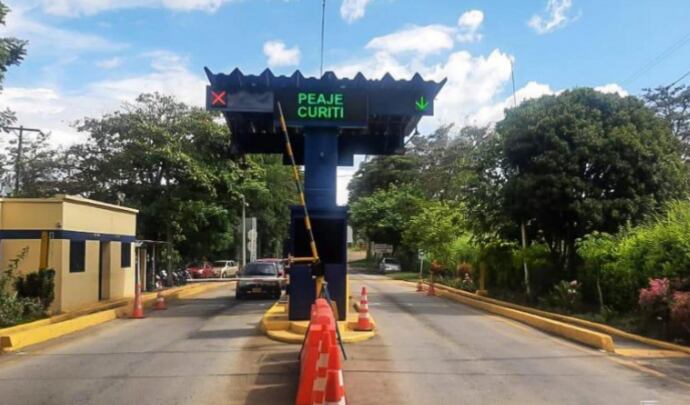 El peaje de Curití mantendrá la tarifa del 2022.