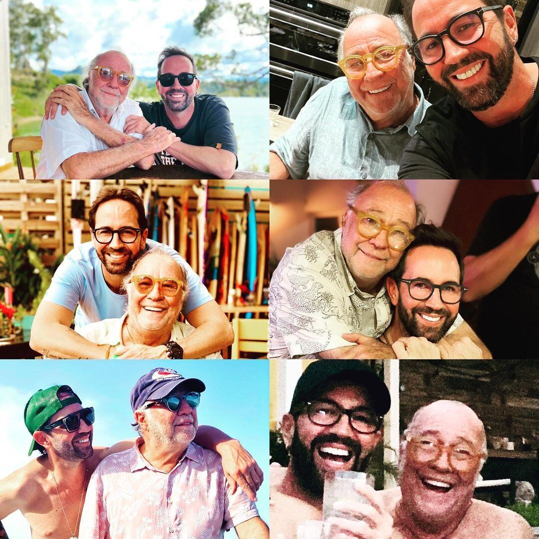 Lucas Arnau y su padre, Michel eran muy cercanos