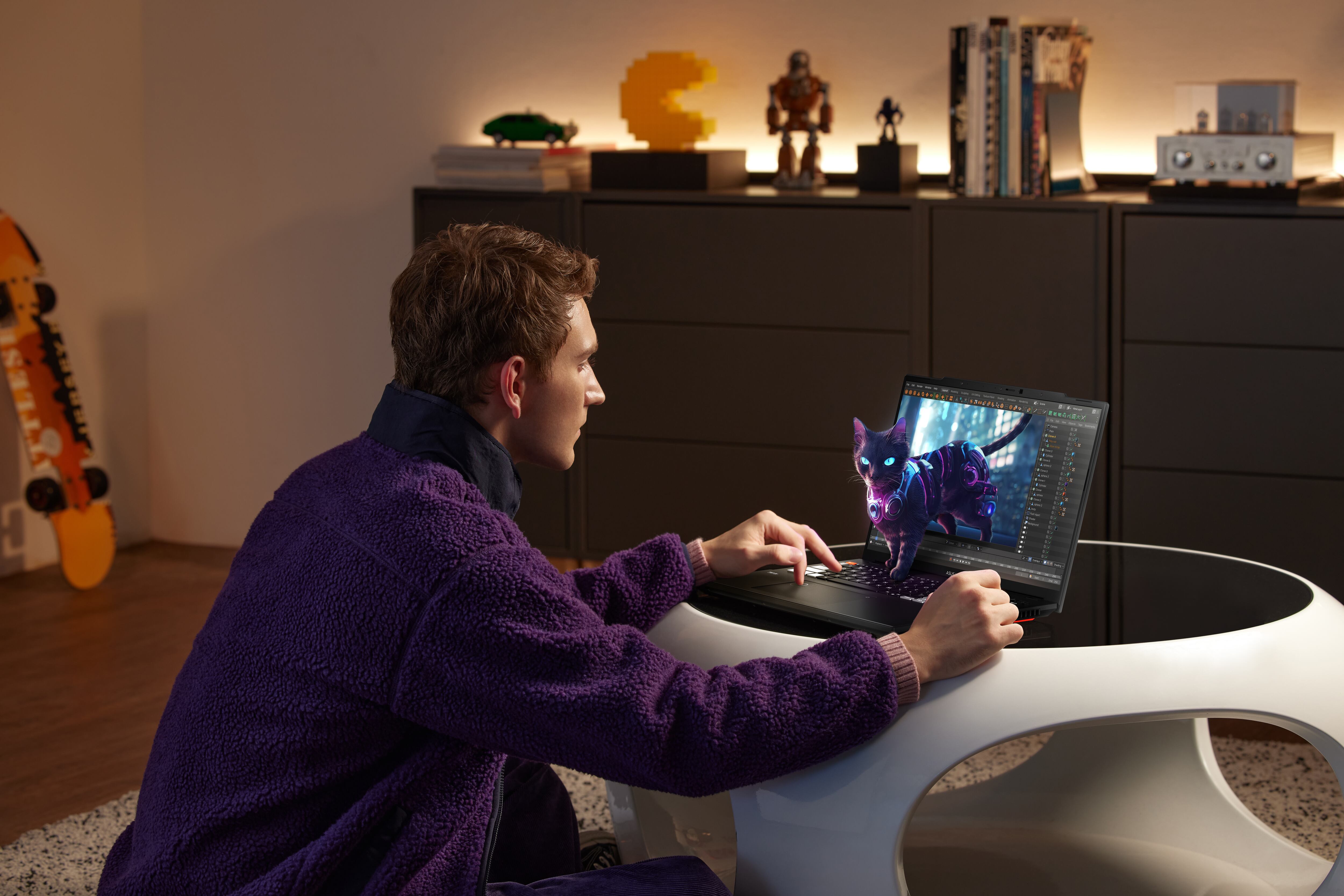 Asus lanzó un PC con una pantalla especial que permite ver imágenes en 3D, sin necesidad de gafas especiales.