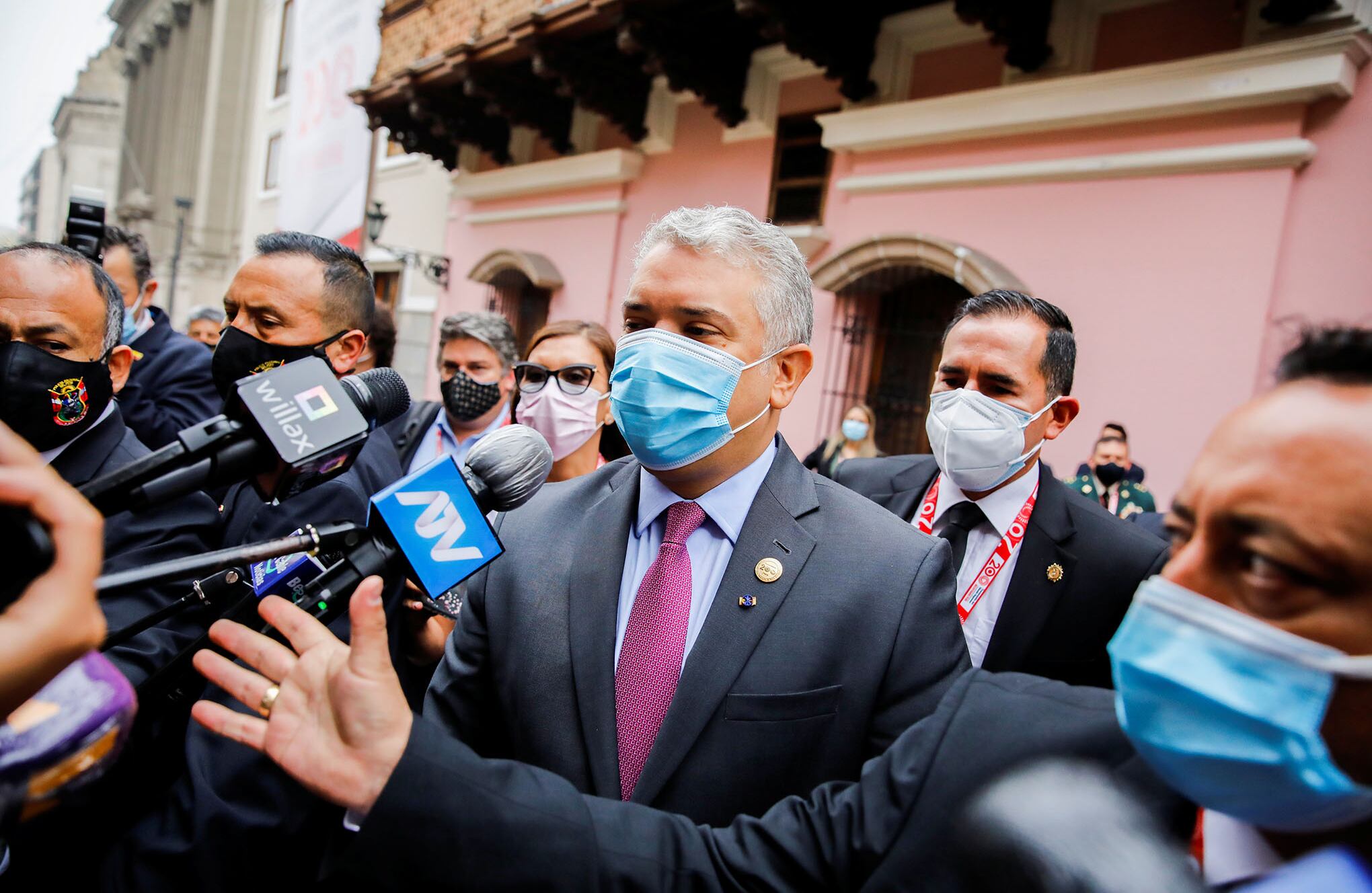 Toma de posesión de Pedro Castillo como presidente de Perú.