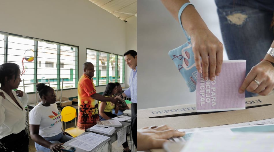 Primeras elecciones en municipio de Colombia.