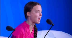 Ante líderes de diferentes países, en el marco de la Cumbre por el Clima, en la ONU, Greta Thunberg, llamó una vez más la atención de la necesidad de actuar ya contra el cambio climático. Foto: AFP